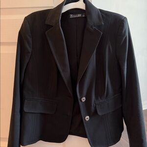Black dress coat 7th Avenue size 2